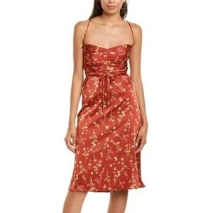 Danielle Bernstein Floral Midi Dress